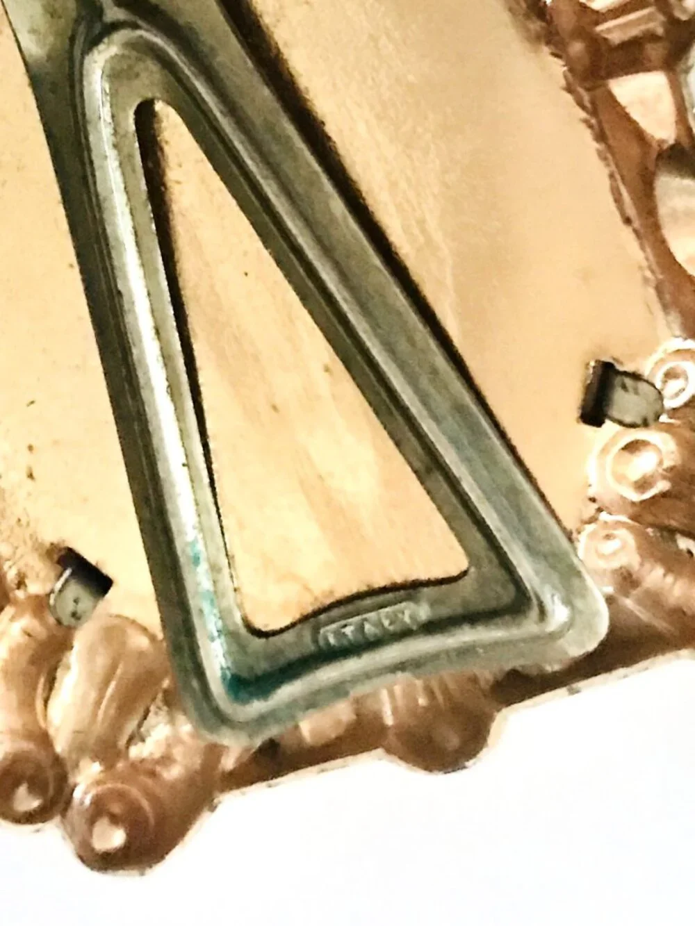 Vintage Italian Miniature Religious Frame St. Anthony of Padua & Baby Jesus MCM